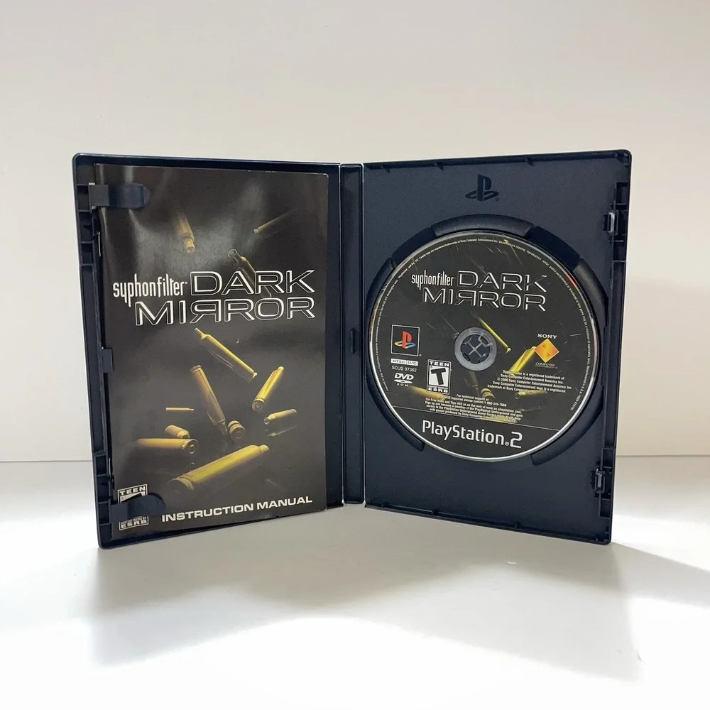 PS2 Syphon Filter Dark Mirror PlayStation 2, 2007 COMPLETE CIB With Manual